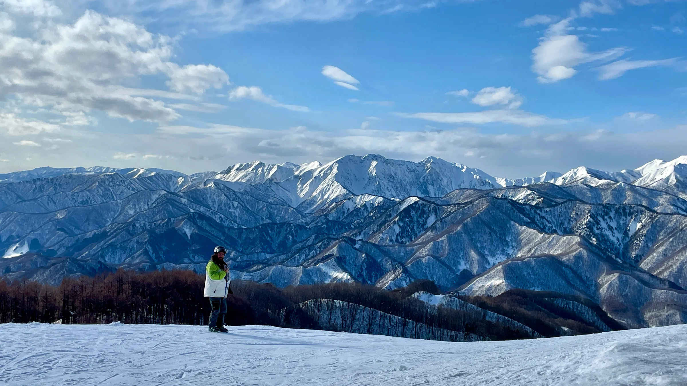 Snow covered mountains in Japan, used as a visual metaphor for technology clarity and strategic perspective